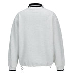 Preppy Collared Sweatshirt