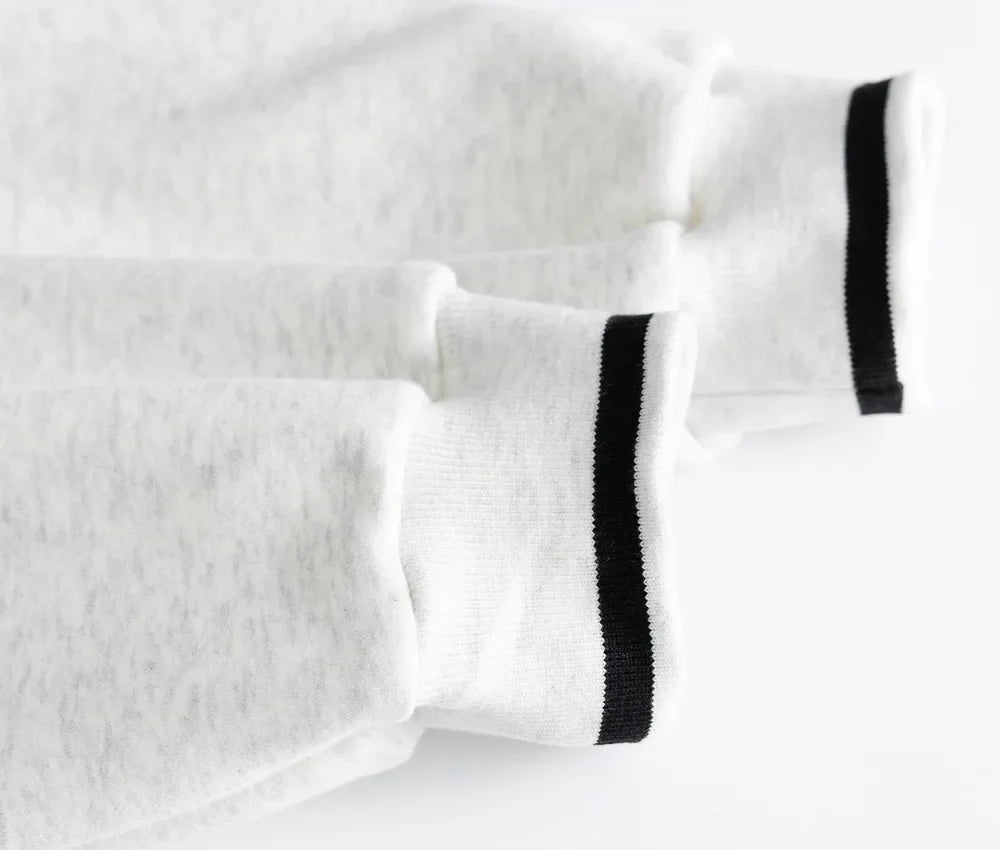 Preppy Collared Sweatshirt