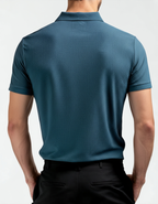 Luxury Silk Polo Shirt (Wrinkle-Resistant)