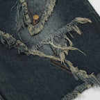 Raw Hem Star Jorts