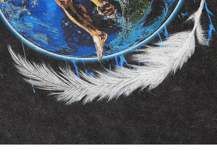 'Real Immortal' Acid Wash T-Shirt