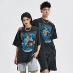 'Real Immortal' Acid Wash T-Shirt