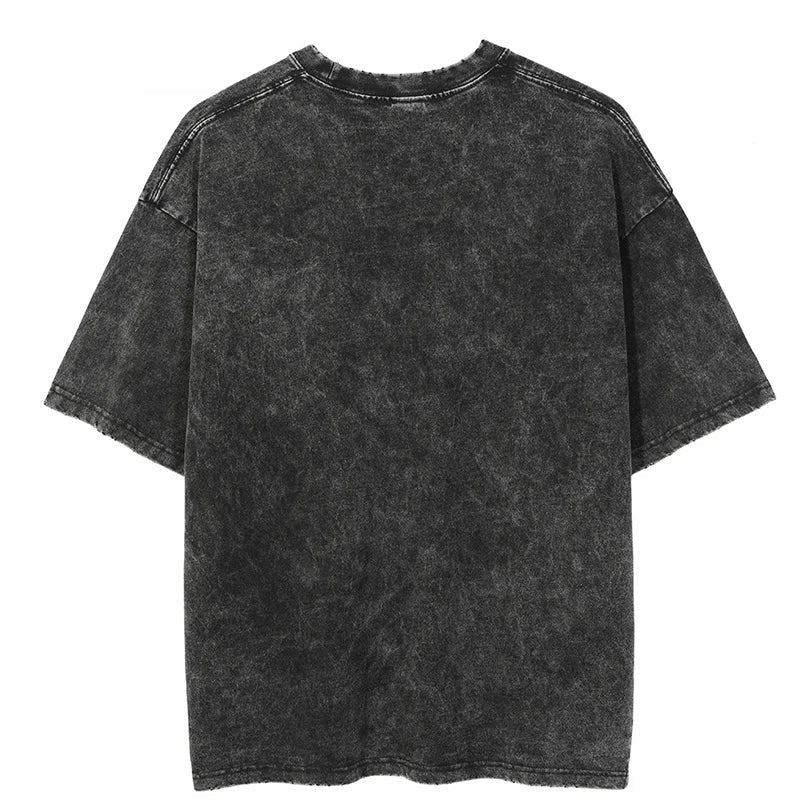 'Real Immortal' Acid Wash T-Shirt