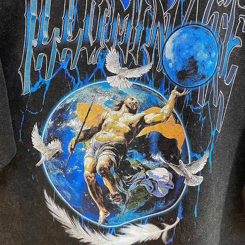 'Real Immortal' Acid Wash T-Shirt