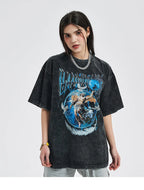 'Real Immortal' Acid Wash T-Shirt