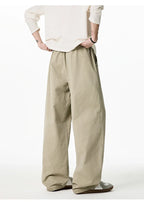 Relaxed Drawstring Washed Cargo Pants
