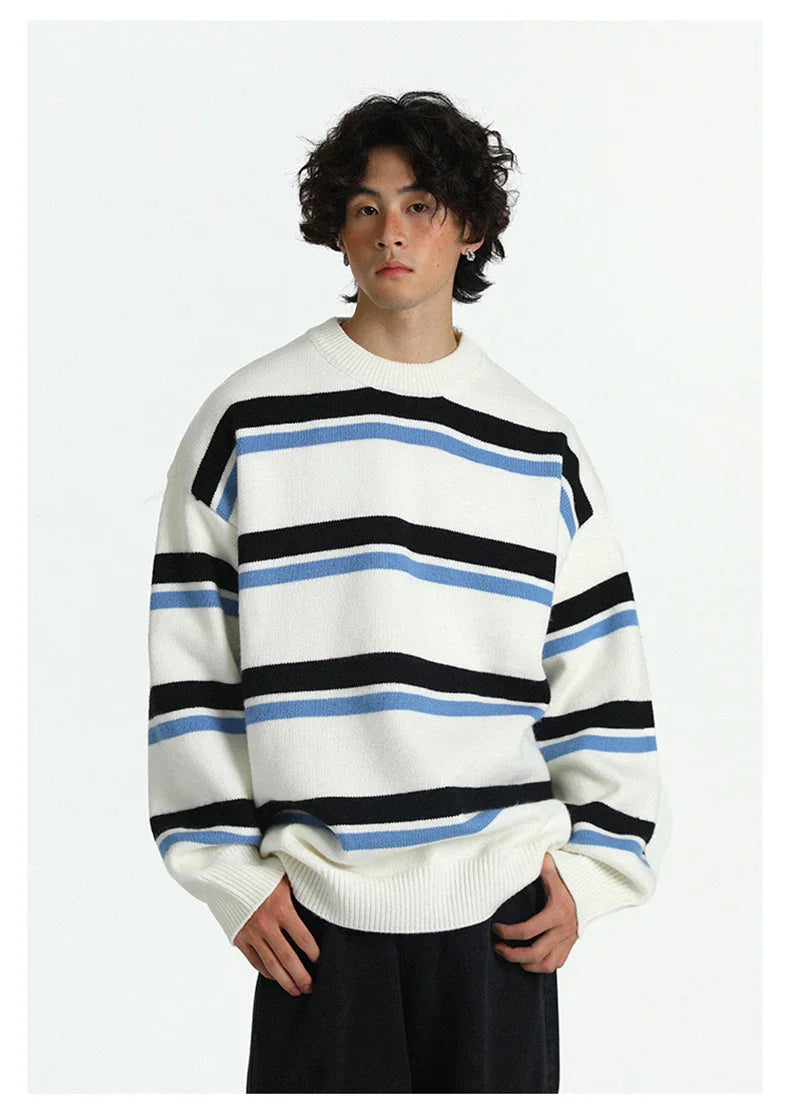 Retro 90's Stripe Sweater