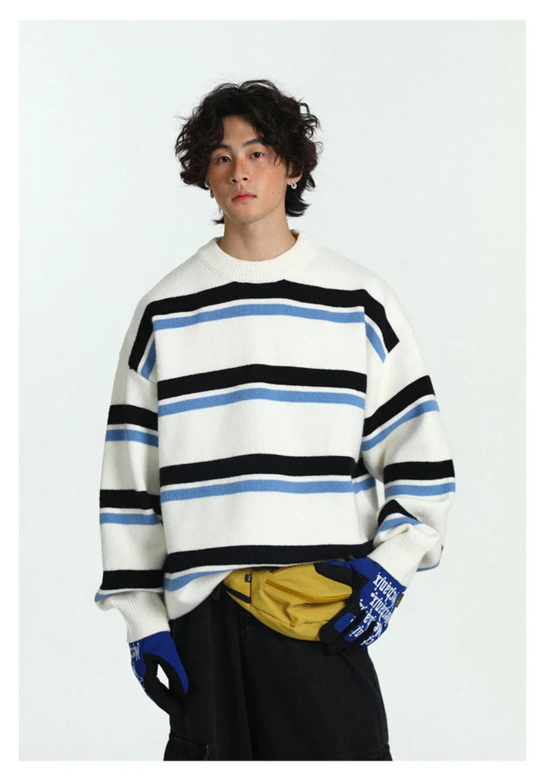 Retro 90's Stripe Sweater