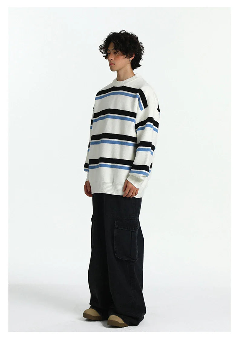 Retro 90's Stripe Sweater