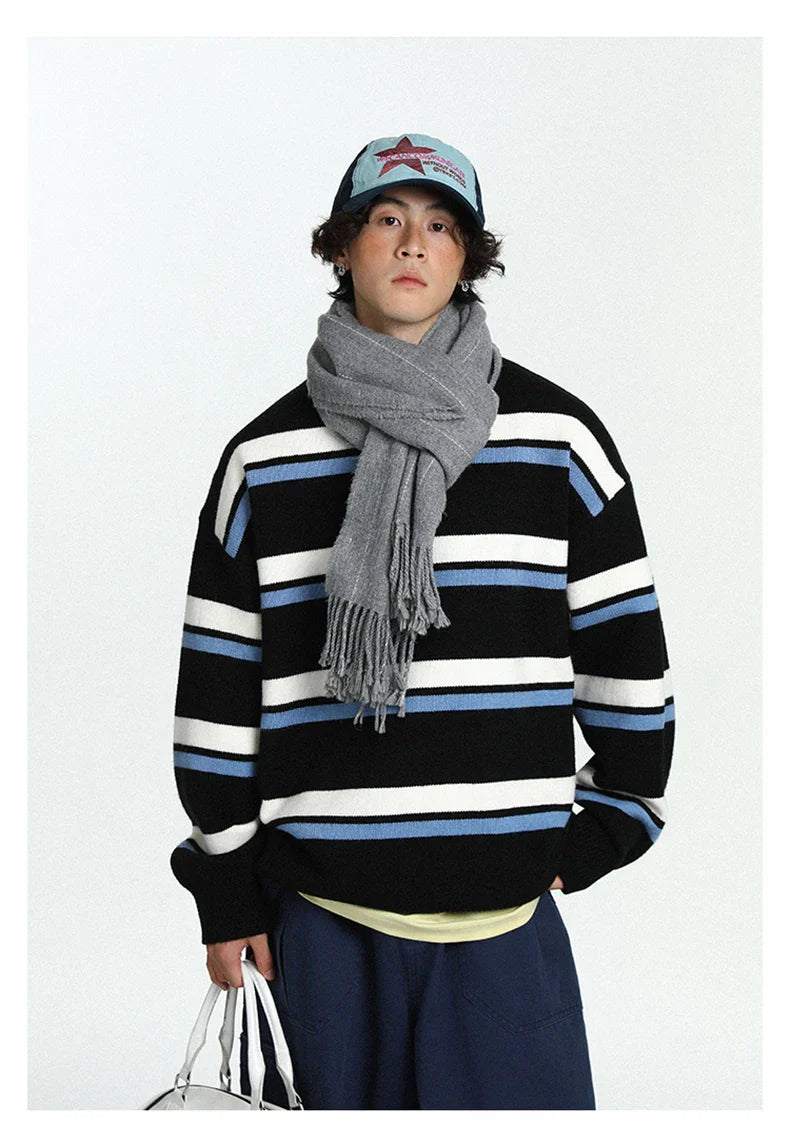 Retro 90's Stripe Sweater