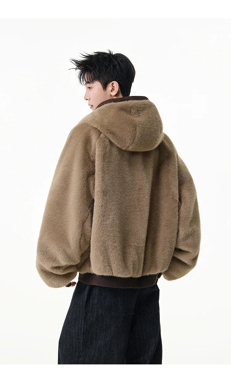Reversible Teddy Fur Bomber