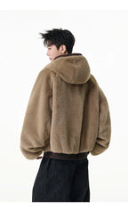 Reversible Teddy Fur Bomber