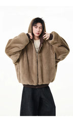 Reversible Teddy Fur Bomber