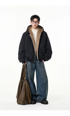 Reversible Teddy Fur Bomber