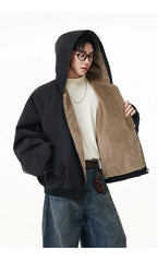 Reversible Teddy Fur Bomber