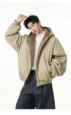 Reversible Teddy Fur Bomber