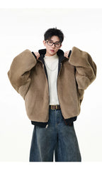 Reversible Teddy Fur Bomber