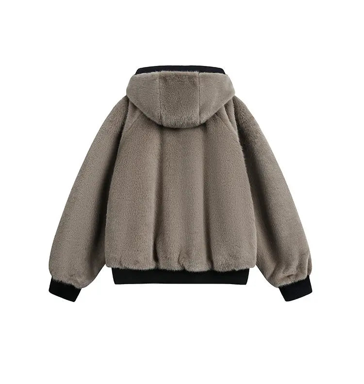 Reversible Teddy Fur Bomber