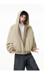 Reversible Teddy Fur Bomber