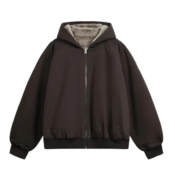 Reversible Teddy Fur Bomber