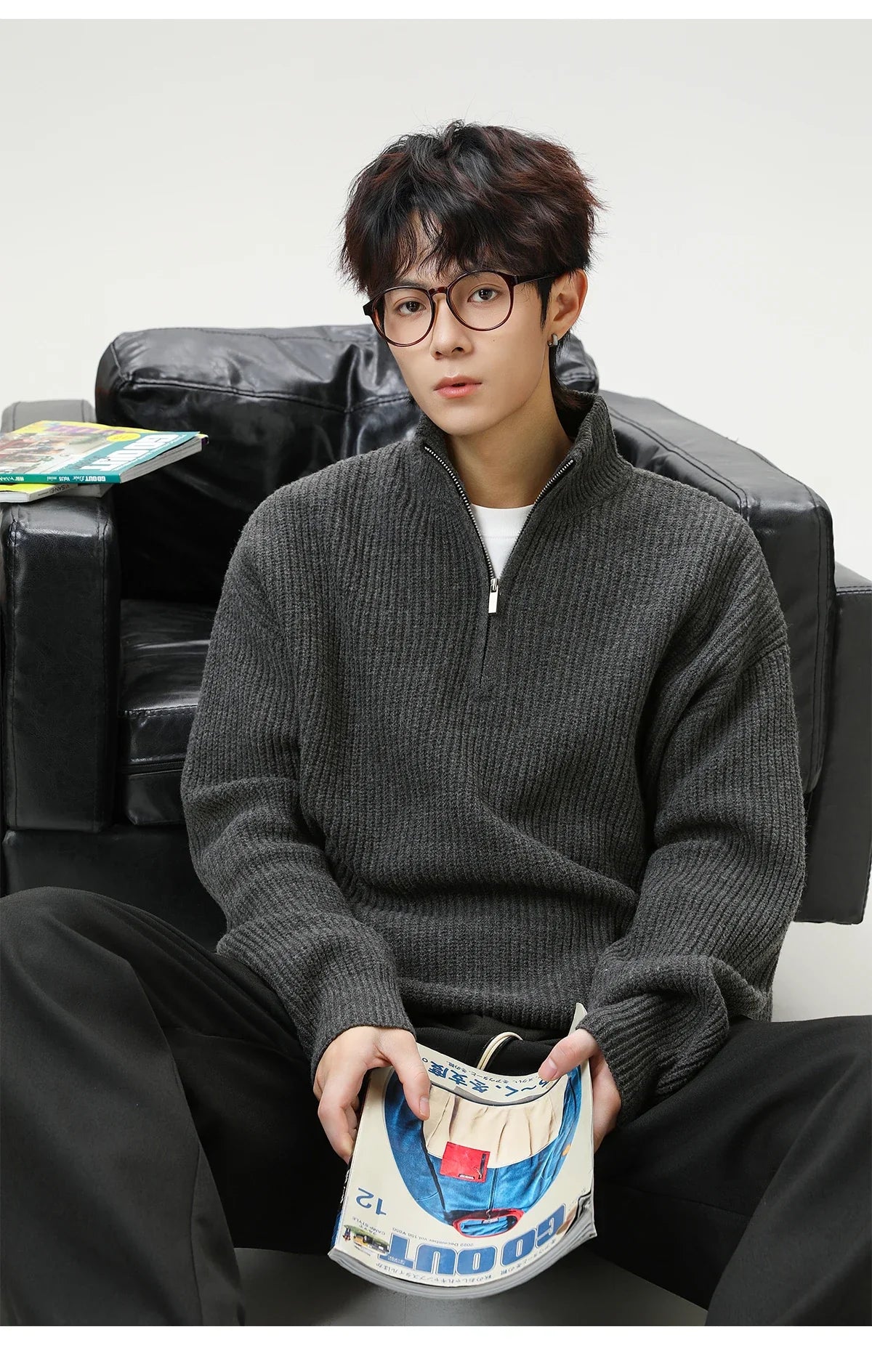 Nordic Rib Knit 1/4 Zip