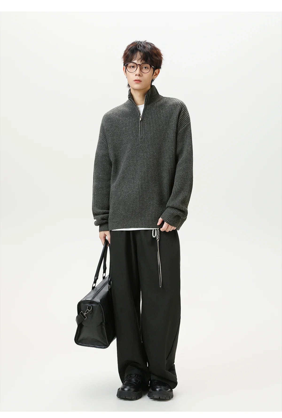 Nordic Rib Knit 1/4 Zip