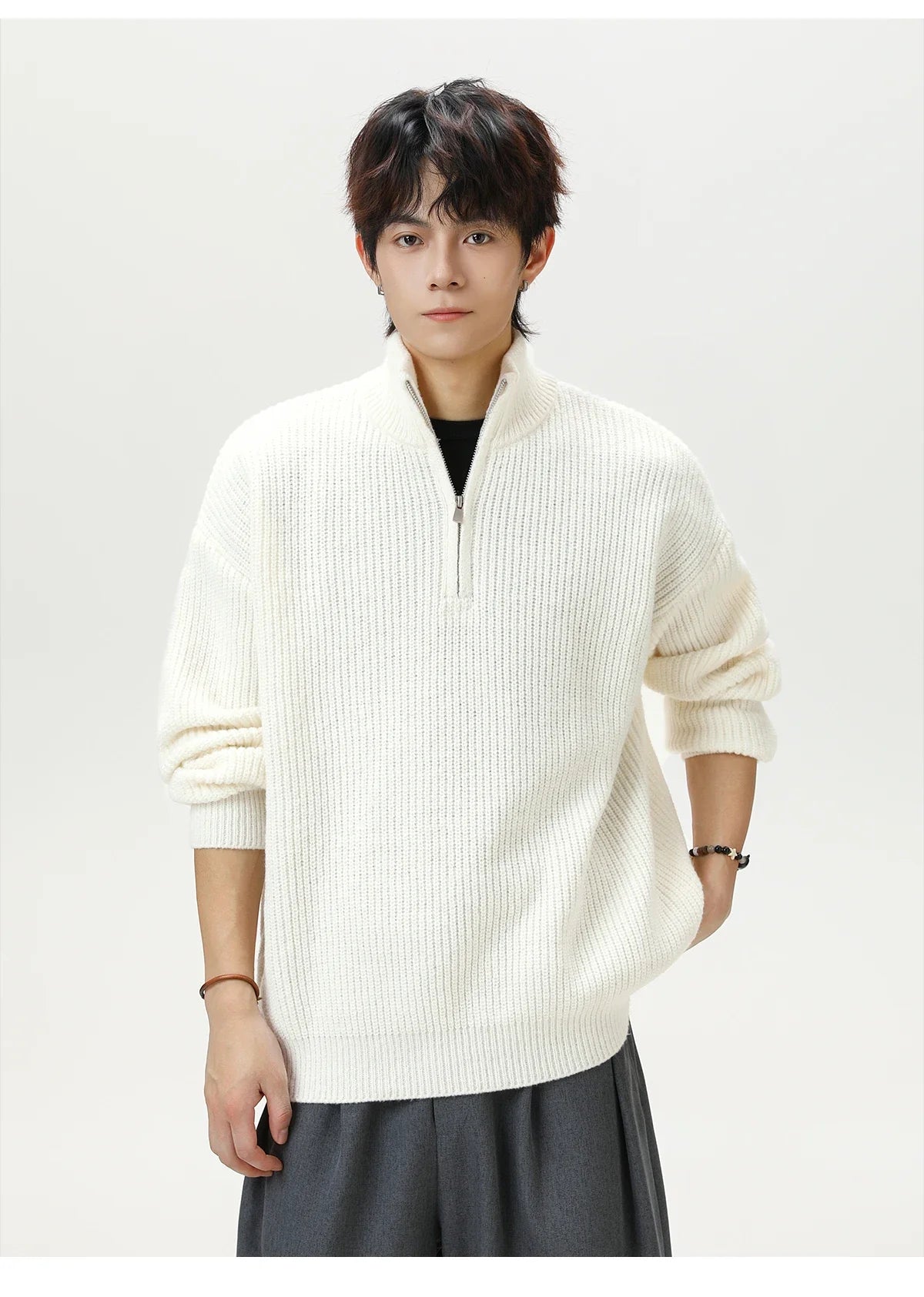 Nordic Rib Knit 1/4 Zip