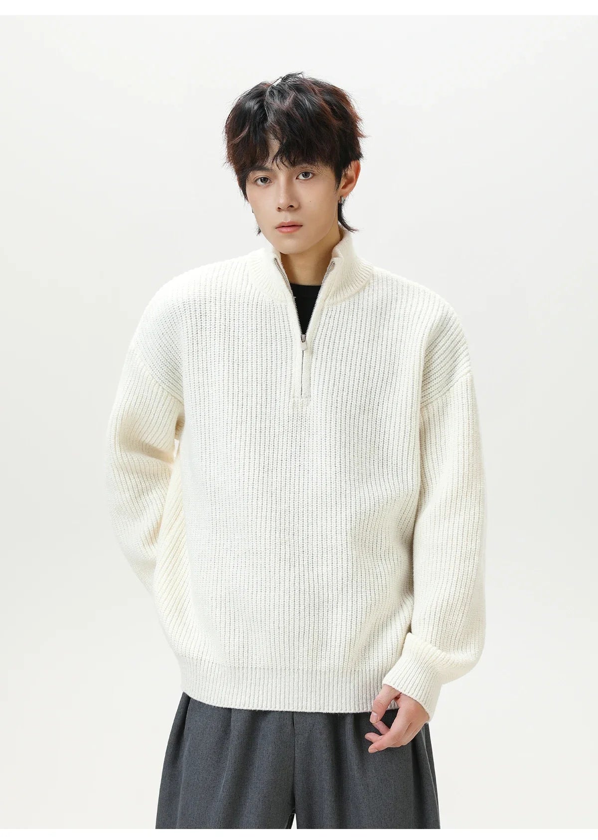 Nordic Rib Knit 1/4 Zip