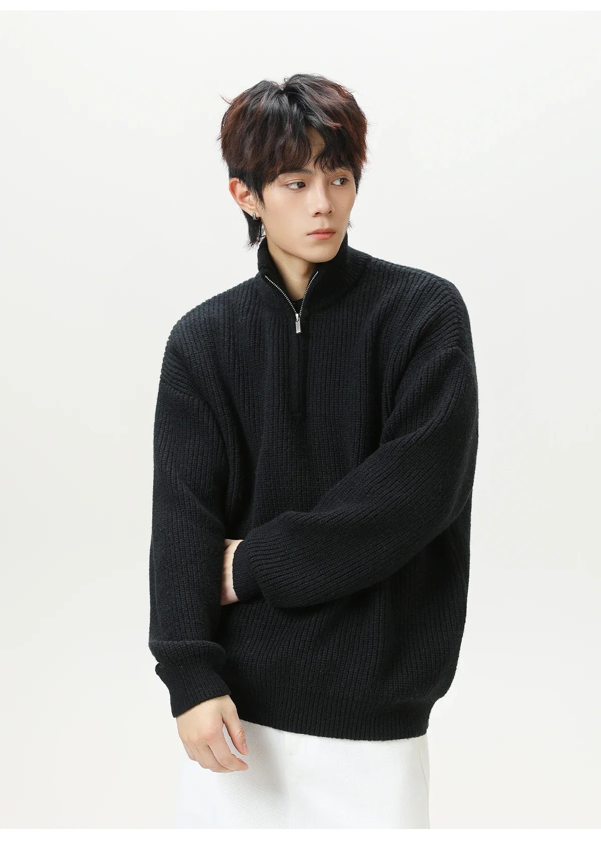 Nordic Rib Knit 1/4 Zip