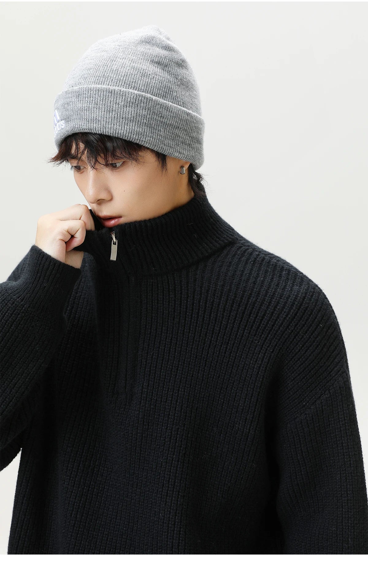 Nordic Rib Knit 1/4 Zip
