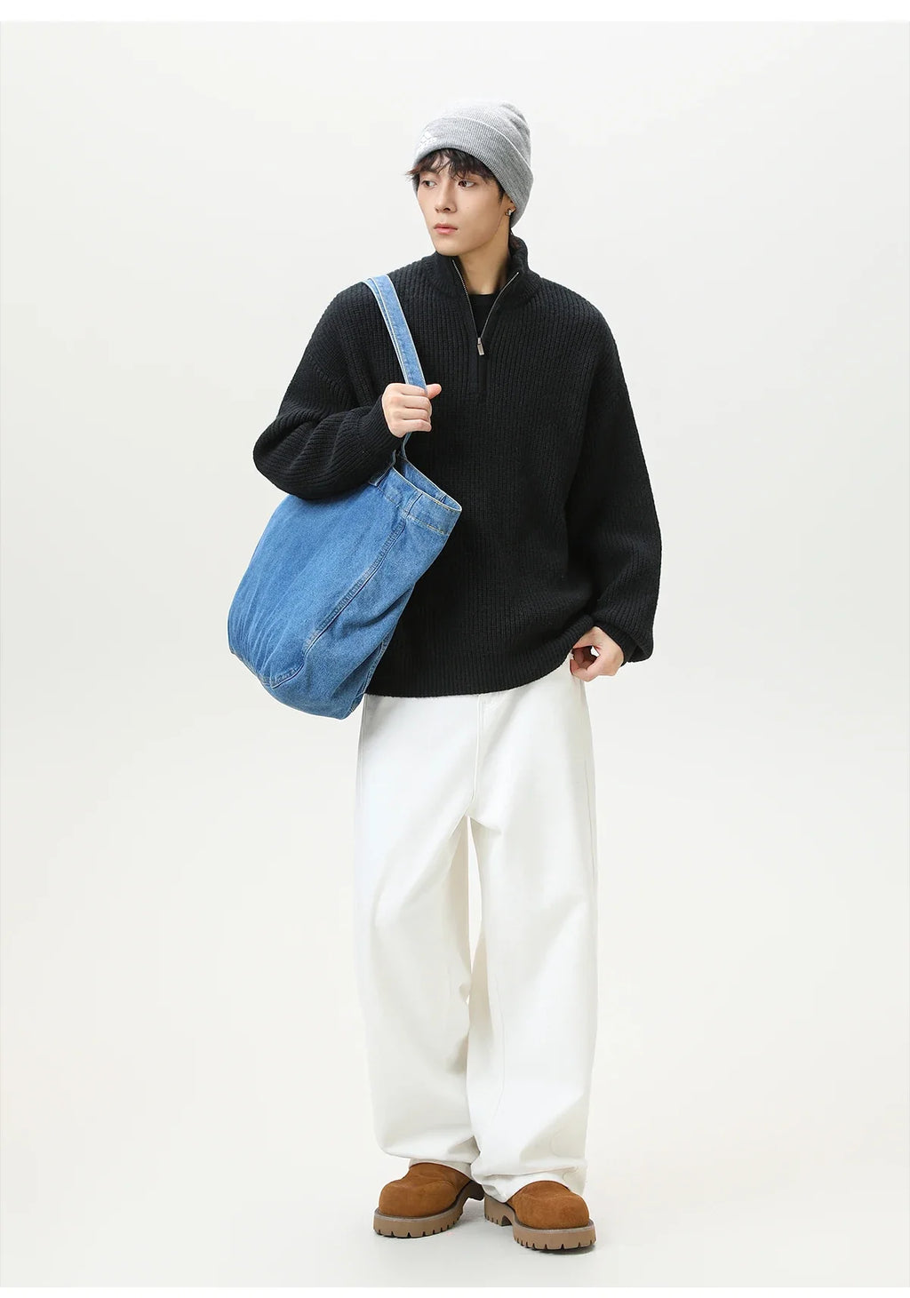 Nordic Rib Knit 1/4 Zip
