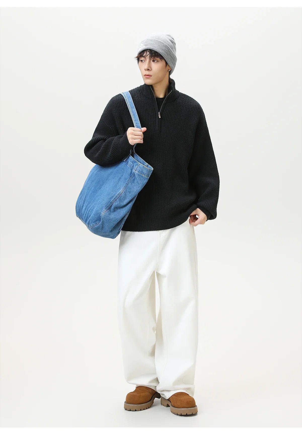 Nordic Rib Knit 1/4 Zip