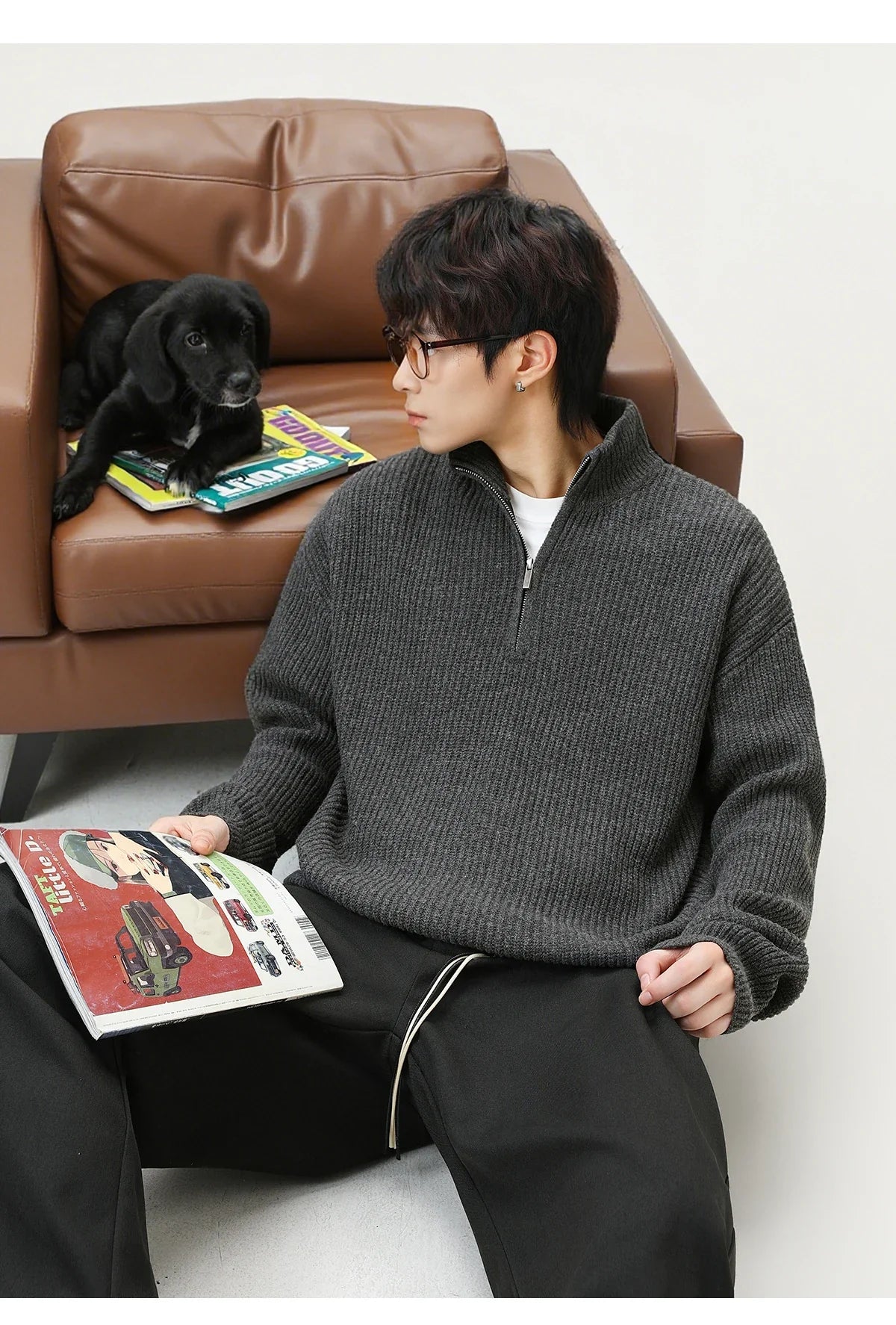 Nordic Rib Knit 1/4 Zip
