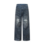 Ripped Fade Denim Jeans