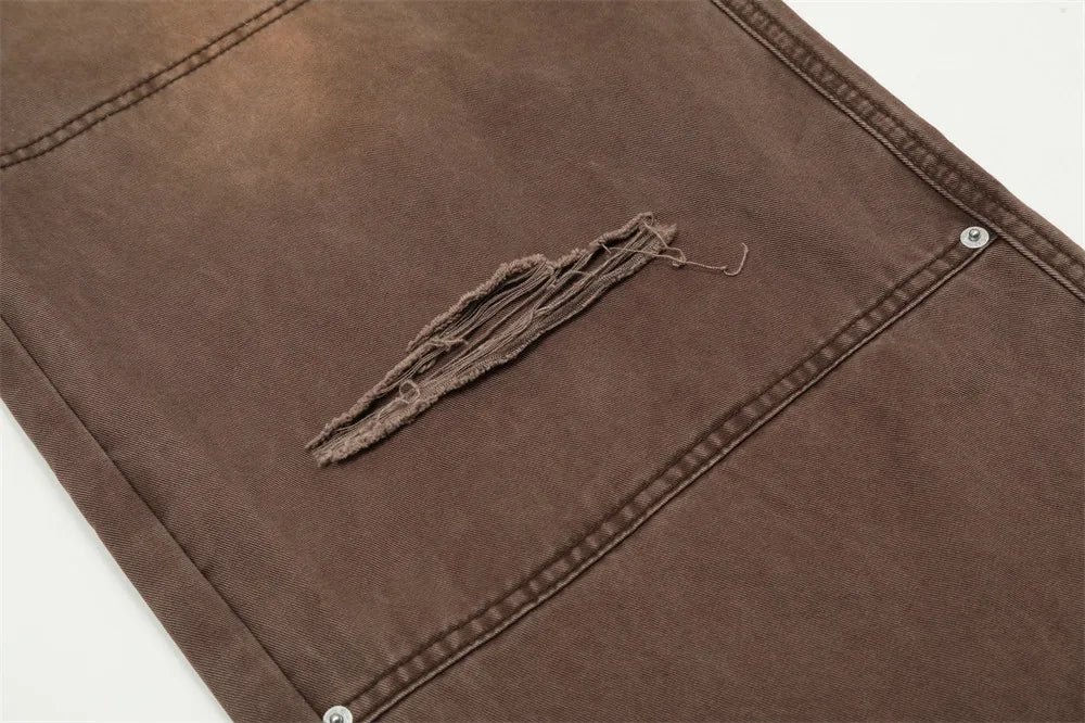 Rust Wash Loose Fit Carpenter Jeans