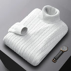 Men's Knit Turtleneck Sweater