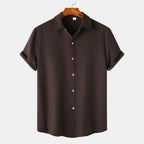 Men's Linen Shirt Short Sleeve