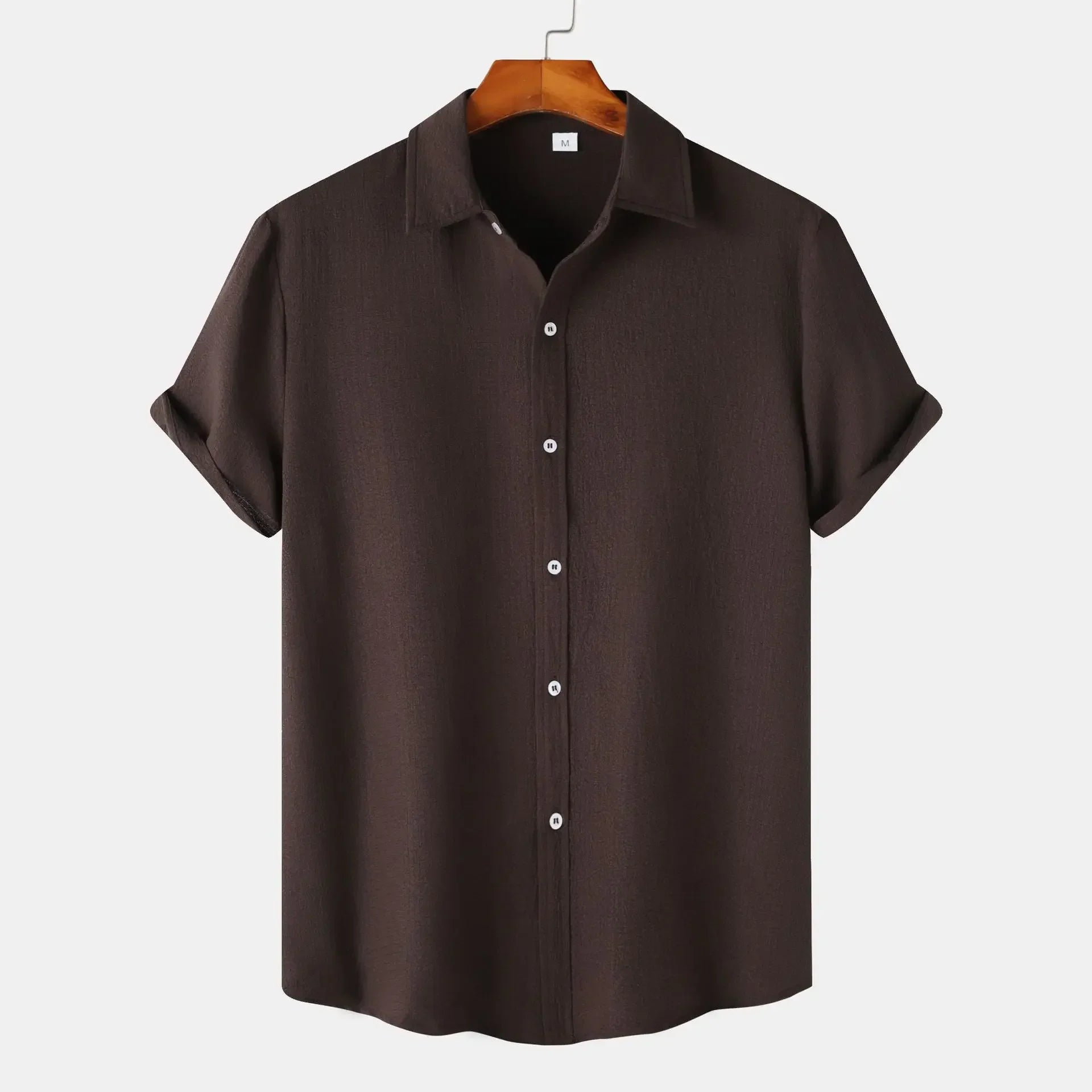 Men's Linen Shirt Short Sleeve