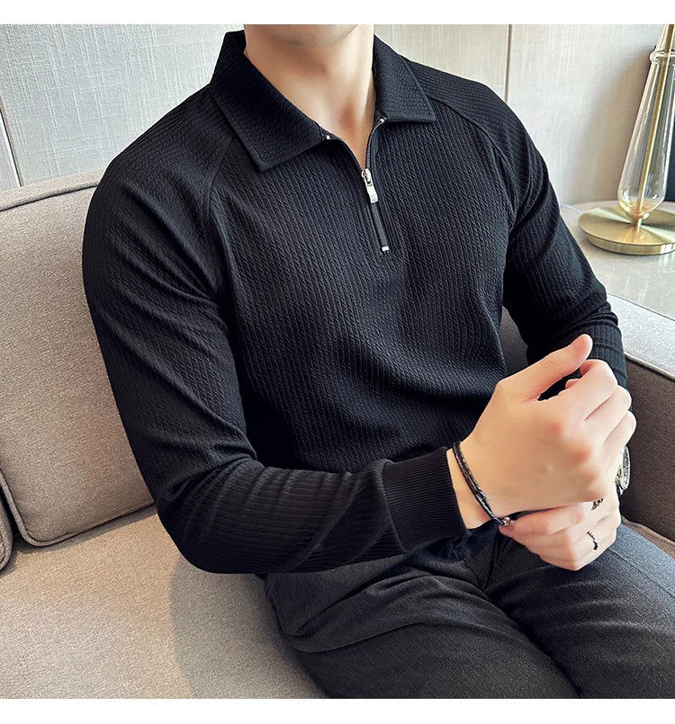 Men's Polo Knit Slim Fit