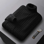 Men's Knit Turtleneck Sweater