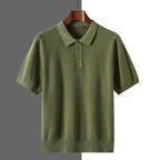 Men's Merino Polo Knit