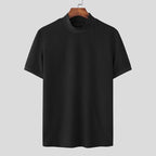 Men's Textured Turtleneck Tee