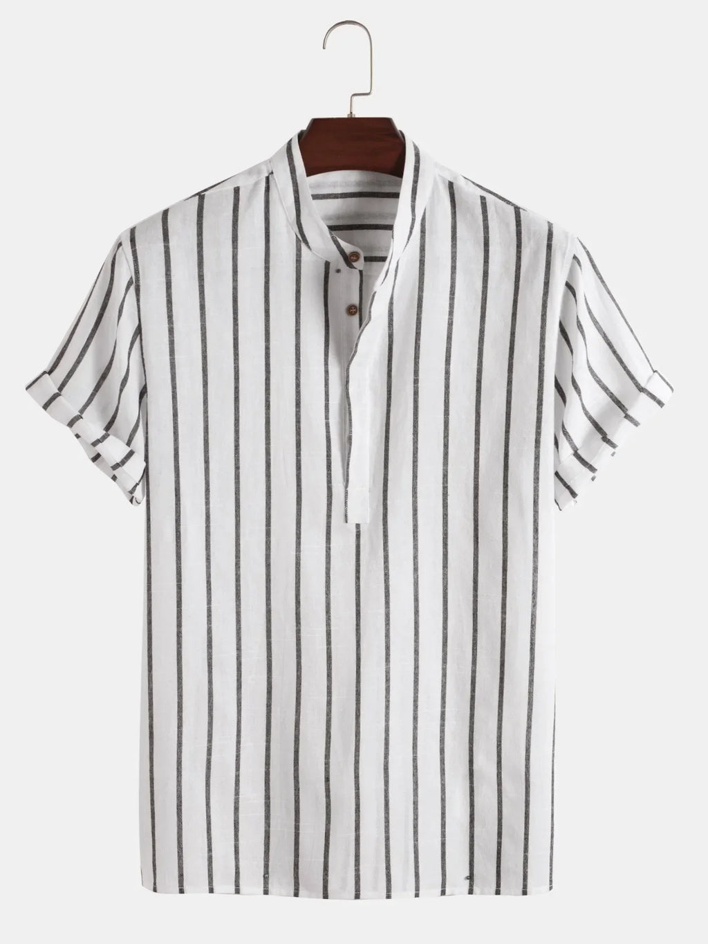 Men's Striped Linen Shirt