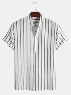 Men's Striped Linen Shirt