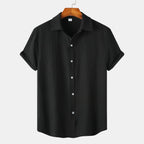 Men's Linen Shirt Short Sleeve