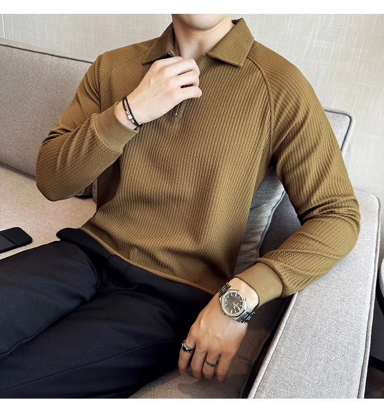 Men's Polo Knit Slim Fit