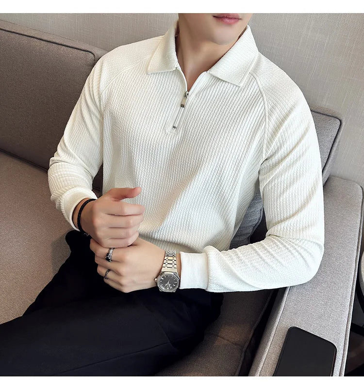 Men's Polo Knit Slim Fit