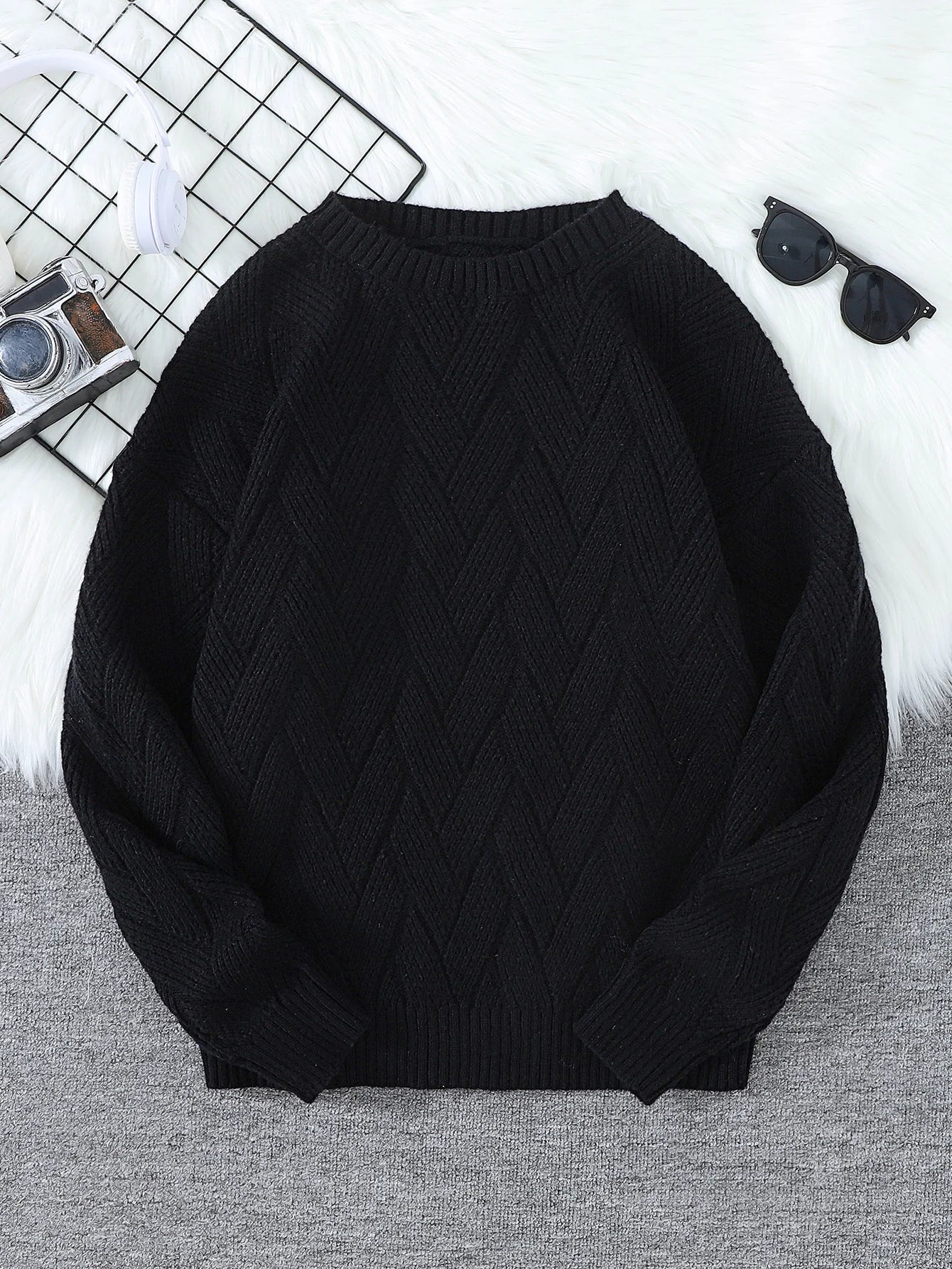 Elveron | Men's Knit Sweater Geometric