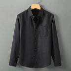 Men's Linen Shirt Long Sleeve