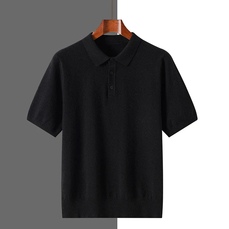 Men's Merino Polo Knit